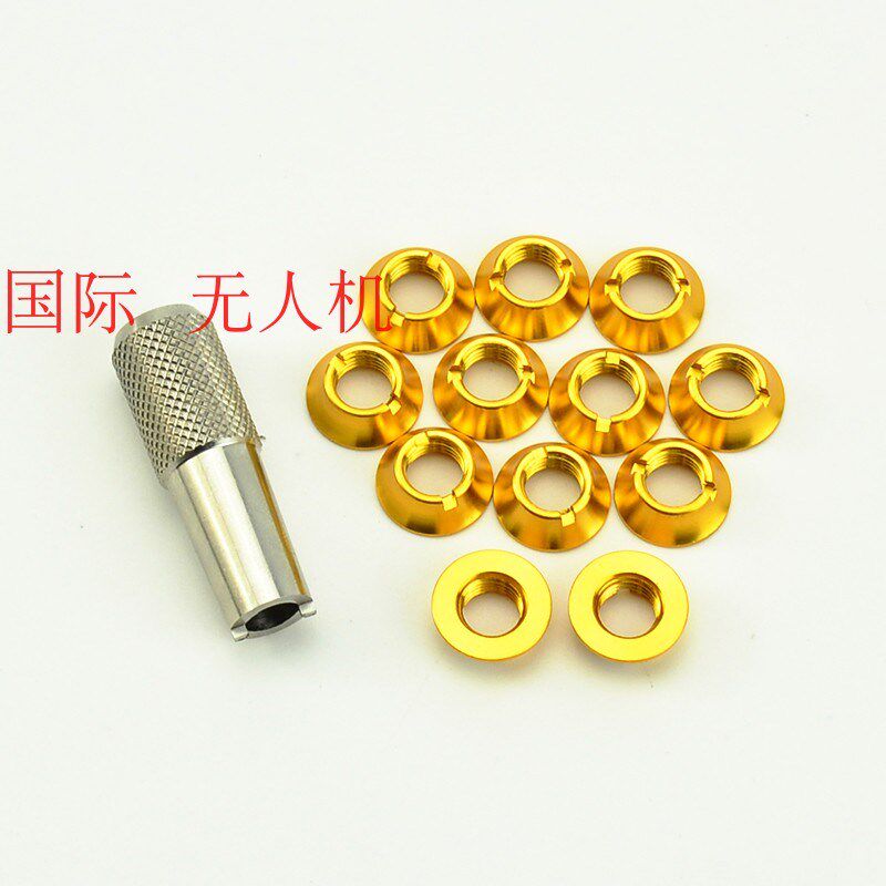 新品/FUTABA遥控器JR/Frsky档位开关螺母拨动开关铝合金彩色