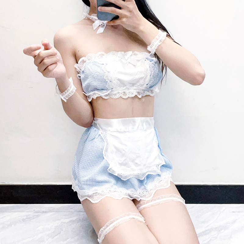 抹胸女仆套装内衣性感纯欲睡衣