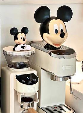 2025年新款米奇头存钱罐咖啡茶吧机创意唐老鸭店面装饰可爱小摆件