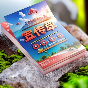 畫冊印刷 宣傳單印制打印設計制作說明書折頁單頁印刷數碼