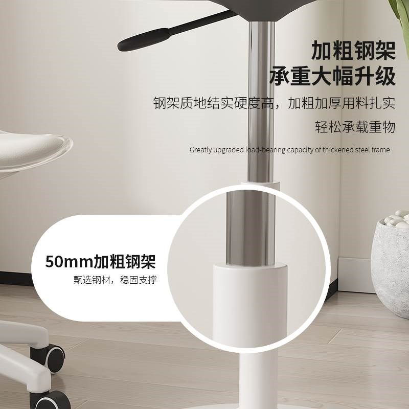 圆桌洽谈桌椅组合网红可升降旋转小餐桌家用带滑轮可移动阳台桌子