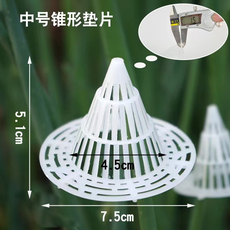 花盆垫片底孔垫网透气防烂根神器兰花沥水罩底部塑料盆景垫底网片