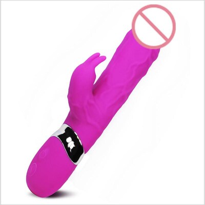 Dildo Rabbit Vibrator Anus Clitoris Adult Sex Toy for Women
