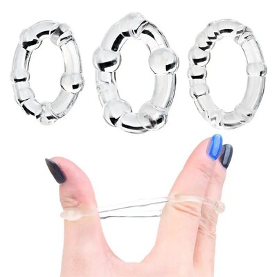 Cock Ring Semen Penis Rings Silicone Male Foreskin Corrector
