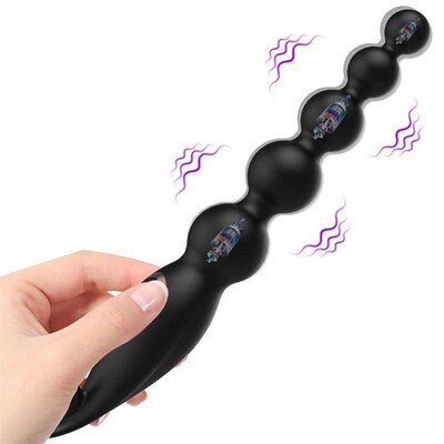 7 Vibrator Anal Beads Butt? Plug for Woman Vagina Balls Dil