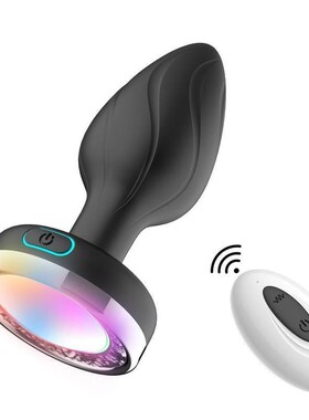Night glow wireless anal plug Vibrator Sex Toys For Women