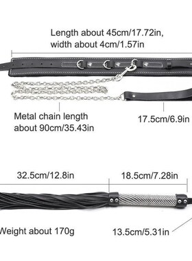 5pcs Bdsm Bondage Set Slave Collar Bdsm Leather Sex Handcuff