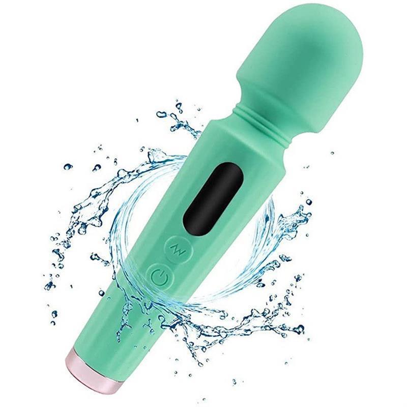 rechargeable AV stick massage waterproof silent vibrator toy