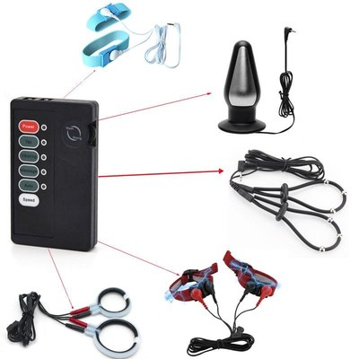Electric Shock Anal Plug Peni Ring Urethral Plug Sex Toys,Tw