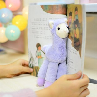 可爱少女心羊驼钥匙扣毛绒挂件包包钥匙扣草泥马玩偶挂饰女生礼物