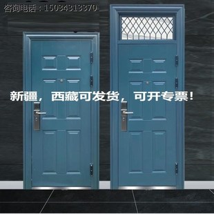 学校门教室钢质机构家用机小区房门门子门防盗定制灰机构学门车库