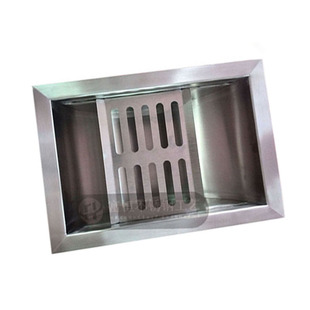 银行医院柜台取钱槽取款槽钱斗收银槽通道钱斗网格推板