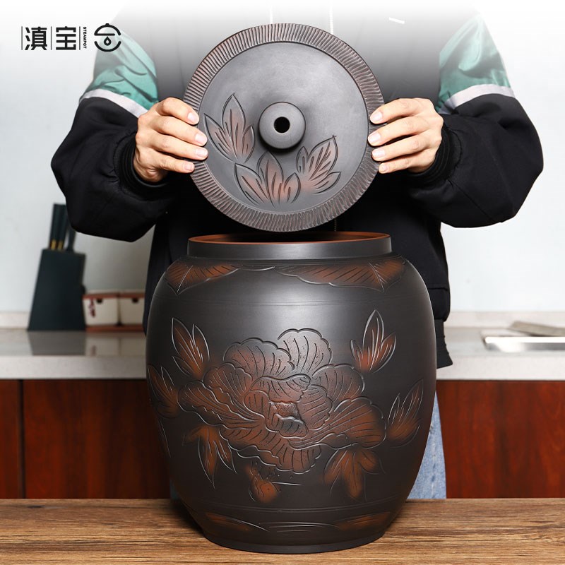 水缸陶瓷水罐纯净水桶中式茶桌蓄水桶储水用泡茶老式饮水抽水大号