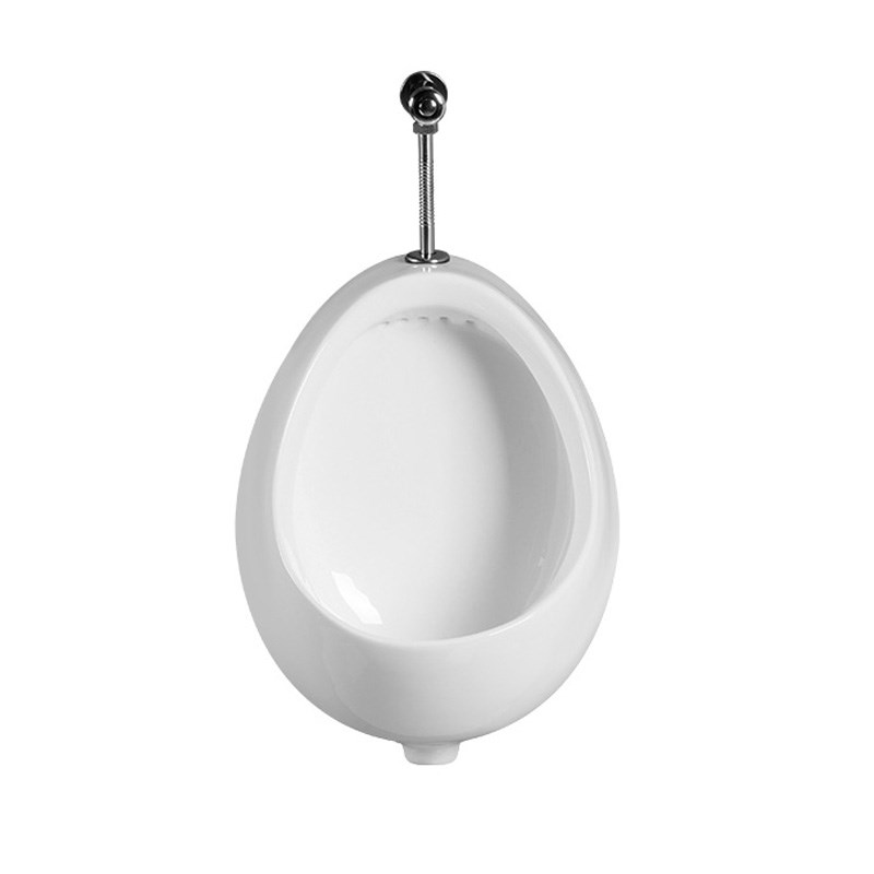 挂墙式陶瓷男士小便斗卫生间小便池家用小便器尿斗手动冲水便斗
