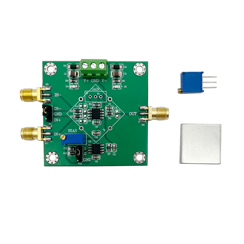 仪表放大器AD8421/AD8429微小信号毫伏微伏电压放大模块单端/差分