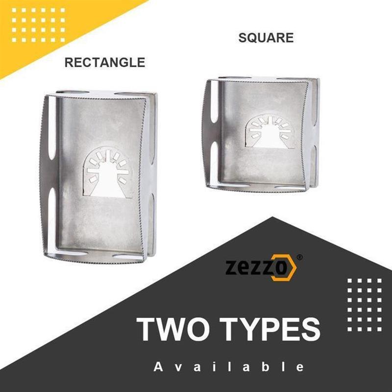 Square Slot Cutter 木工方形开槽开孔切割刀锯工具钻头