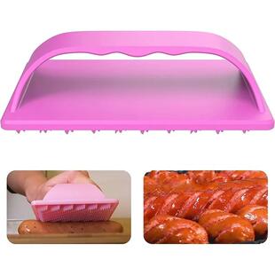 Hot Dogs Cutter Tool户外露营烧烤神器香肠切片机烤肠热狗切片器