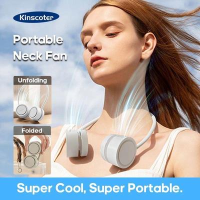New Hanging Neck Fan Portable Cooling Fan Air Cooler USB Lea