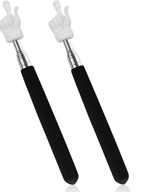 Retractable Teacher Pointer Finger stick Telescopic Hand教鞭