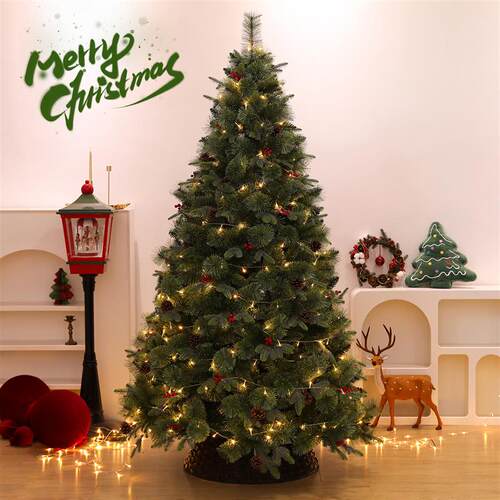 2025 Large PE Christmas Tree - Dense Living Room Creative De