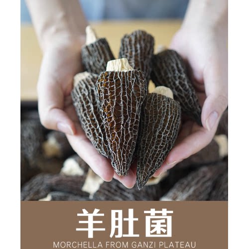 羊肚菌干货非特级野生500g新鲜菌菇煲汤干货礼盒云南菌子