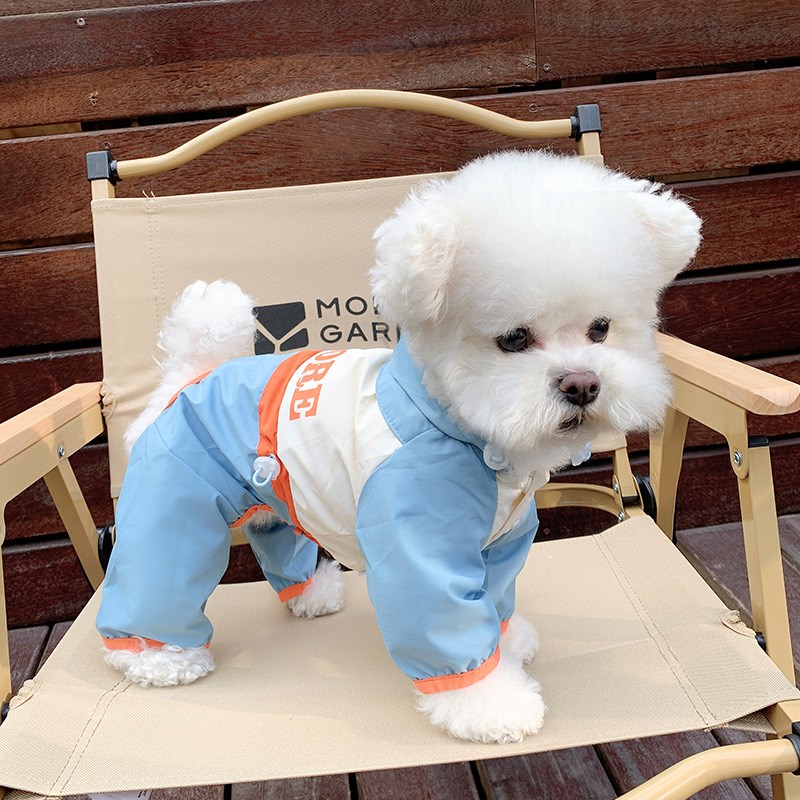 狗狗雨衣狗狗衣服春夏季宠物小狗比熊泰迪小型犬博美雪纳瑞冲锋衣