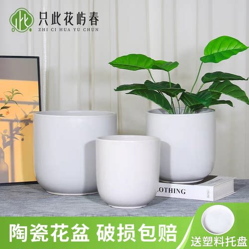 陶瓷大口径阳台客厅花盆