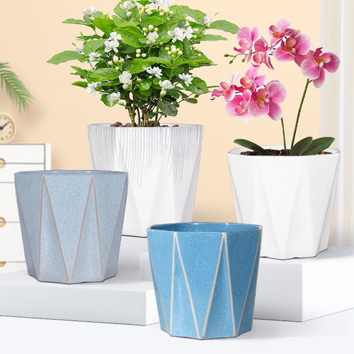 陶瓷花盆大号特大号带托盘