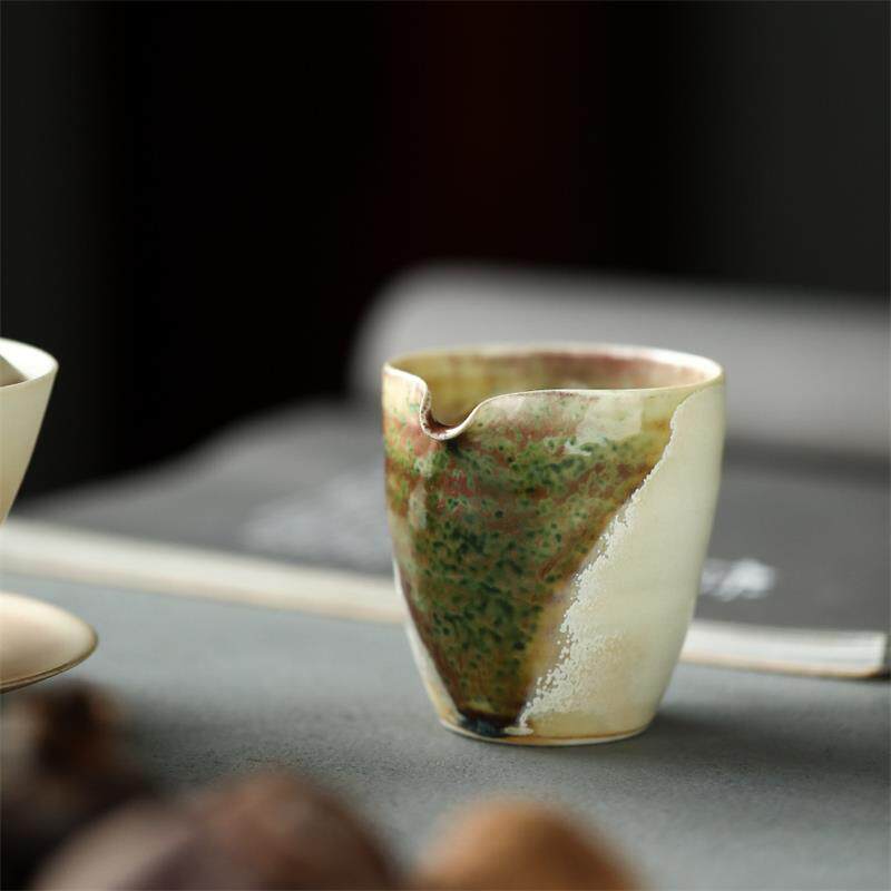 哑光窑变公道杯景德镇纯手工陶瓷茶具中式复古匀杯分茶器160ml小