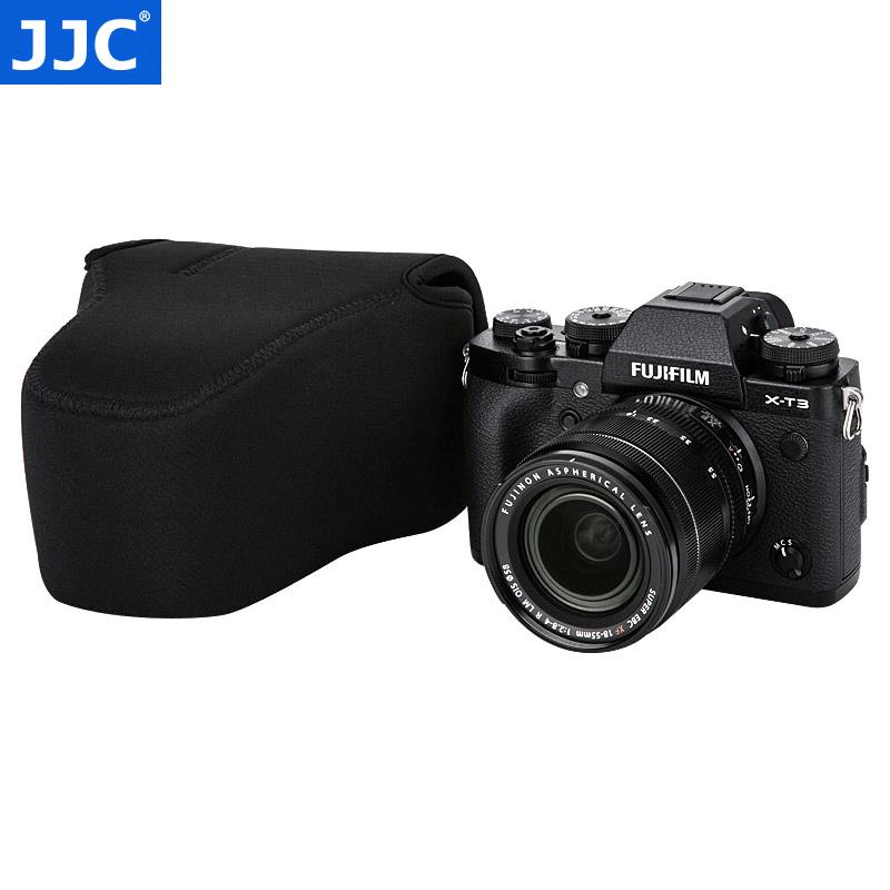 JJC 适用于富士XT3相机内胆包XT5 XT4+18-55mm镜头收纳保护套 X-T