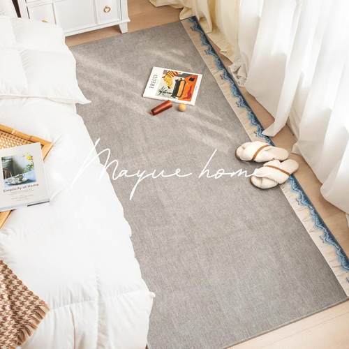 蔓越家 雪尼尔卧室床边地垫客厅满铺超大爬行榻榻米垫防滑地毯