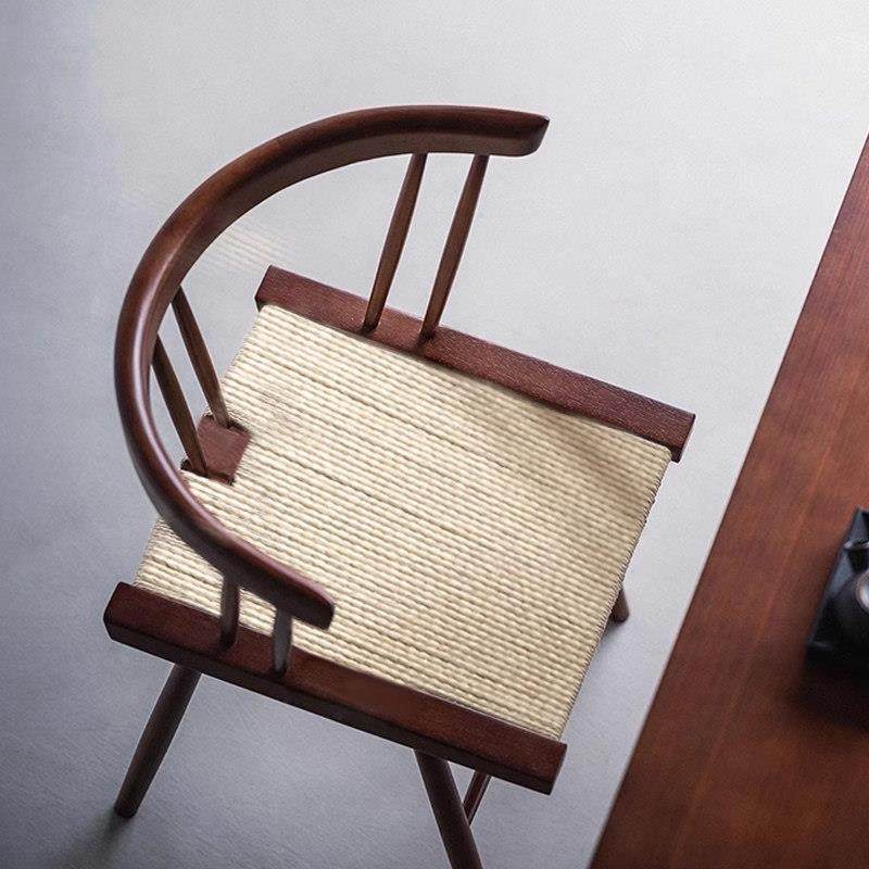 中古实木椅子家用绳编餐椅新中式茶椅书桌休闲复古原木餐桌凳靠背,住宅家具,餐椅,淘宝优惠券,粉丝福利购,淘宝优惠卷