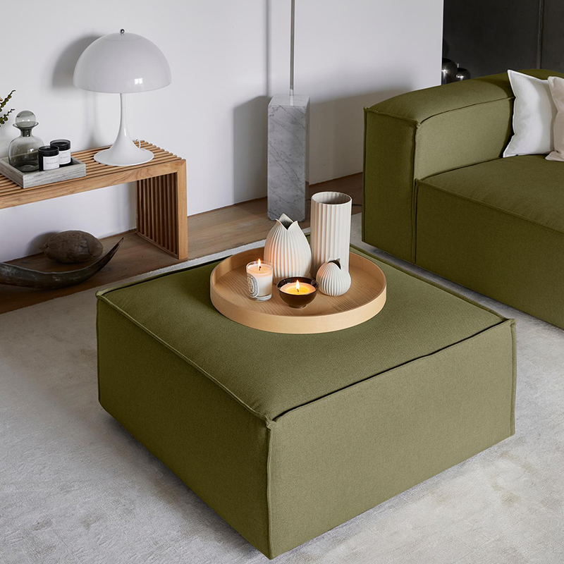 鞋店服装店沙发凳试换鞋凳长正方形搁脚凳脚踏小沙发延长贵妃榻