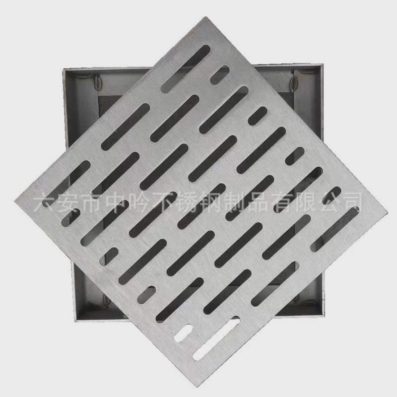 街道下水道304篦子格栅排水沟盖板雨水不锈钢防滑厨房地漏