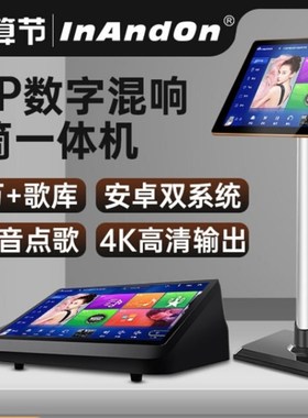 InAndon音王点歌机家庭ktv音响点唱机触摸屏家用一体机卡拉OK套装