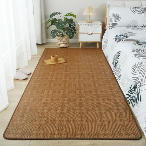 地毯凉席卧室床边毯飘窗垫子阳台藤编席子榻榻米垫子夏季客厅地垫