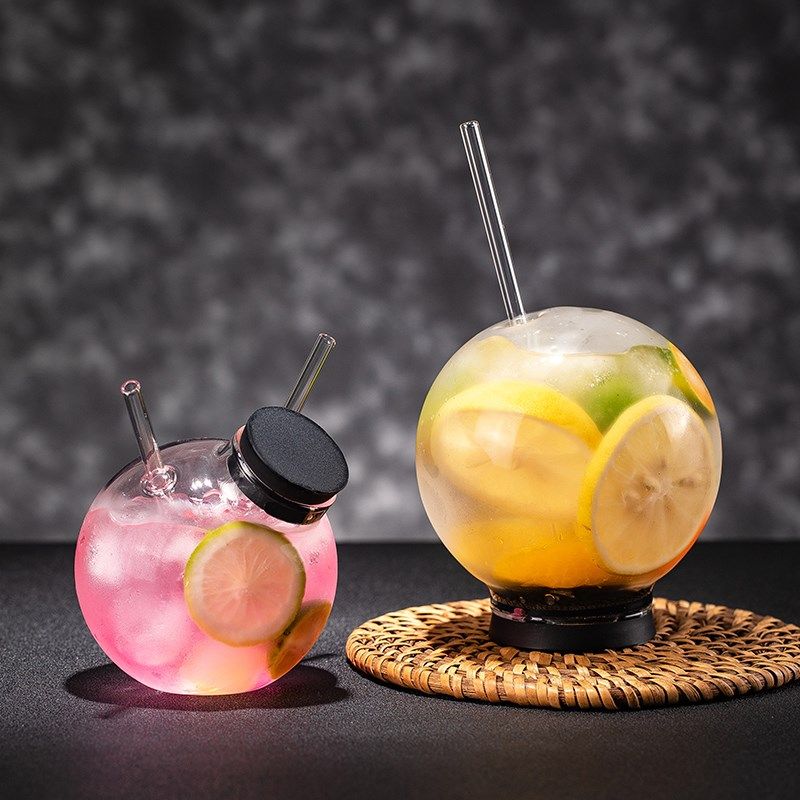 球形鸡尾酒杯烟熏分子创意酒吧圆球吸管杯子特色饭厅冷饮料玻璃杯,餐饮具,鸡尾酒杯,淘宝优惠券,粉丝福利购,淘宝优惠卷