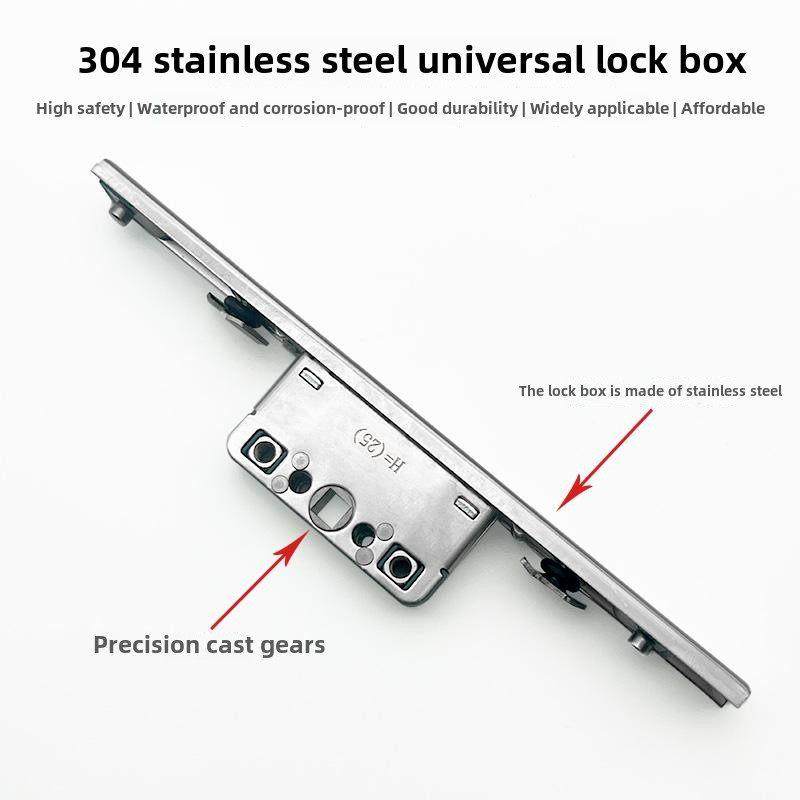 采购产品304不锈钢锁箱窗锁传送箱单向传送纱窗锁箱断桥铝窗五金