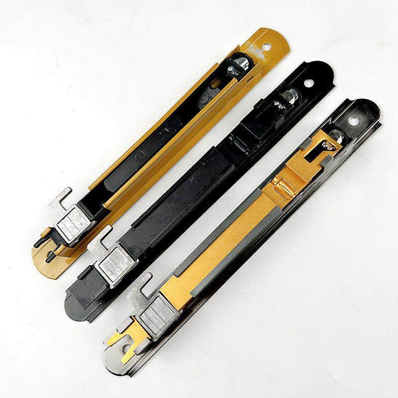 金钢网纱窗锁隐形框中框纱窗锁推拉窗锁防盗90条形钩锁隐形纱窗锁