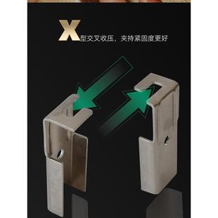 沛晴方管固定夹架子连接件家具组装衣架接头镀锌钢管拼接桌椅配件