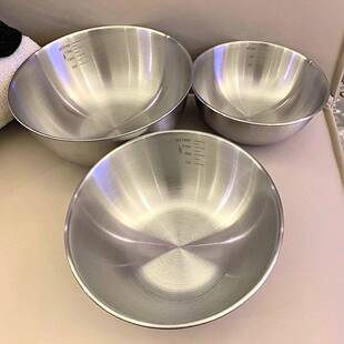 316不锈钢料理盆韩式 清仓 碗和面沙拉凉拌水果烘焙家用碗 爆款