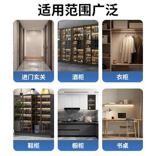 橱柜衣柜灯感应开关柜子led灯带12V触摸开关控制器人体手扫门控