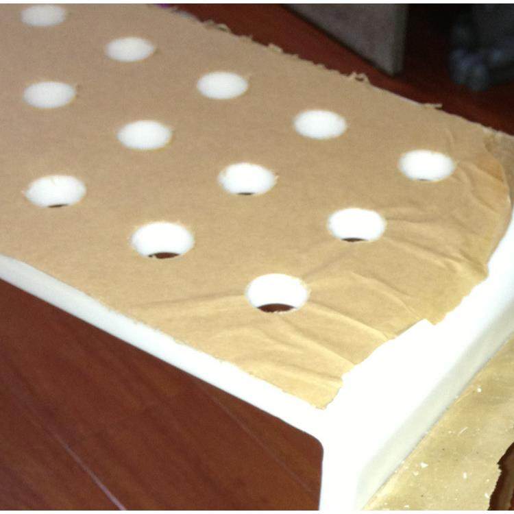 亚克力板折弯瓷白色有机玻璃加工高透明塑料板热弯置物架隔层定制