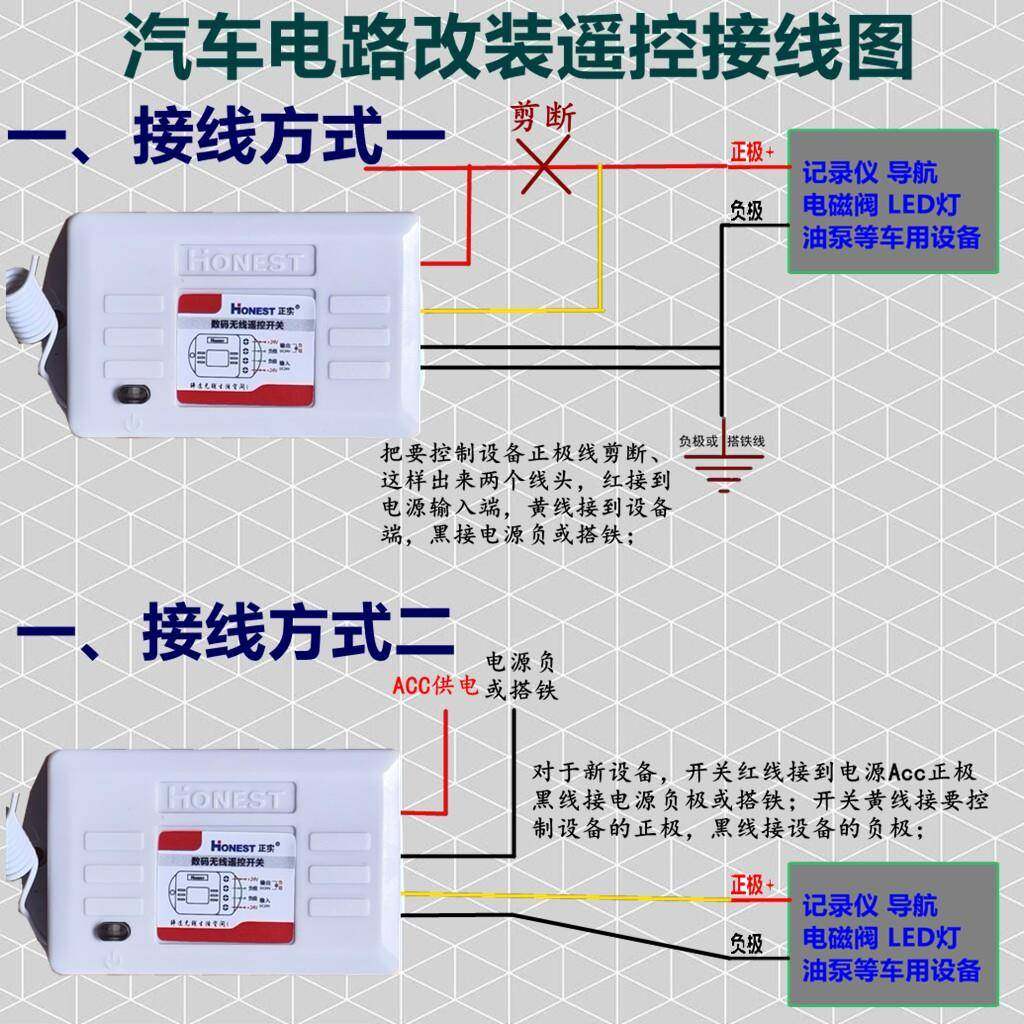 北斗断电神器24Ｖ开关无线遥控行驶记录仪灯淋水阀GPS带遥控断电,电子/电工,遥控开关,淘宝优惠券,粉丝福利购,淘宝优惠卷