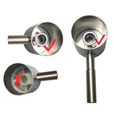 （严格挑选）304不锈钢水分配器水龙头手柄旋钮盖阀芯扳手水池开