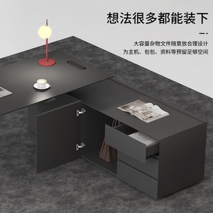 捷奥智能双电机升降桌电脑桌书房办公桌老板桌主管桌班台升降班台