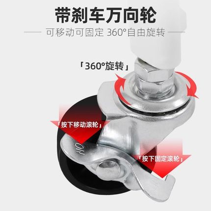 采诗曼折叠小推车厨房置物架落地多层可移动多功能果蔬菜篮收纳架