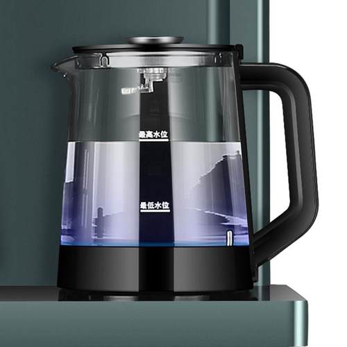 电热水壶茶炉茶吧机配件防爆玻璃蓝光烧水壶单个小五环双层防烫