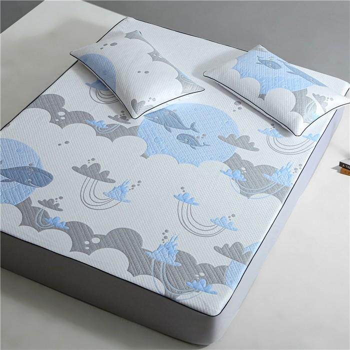 夏季A类超凉感乙纶冰丝席百分百软凉席床笠款空调席可水洗三件套,床上用品,冰丝席,淘宝优惠券,粉丝福利购,淘宝优惠卷