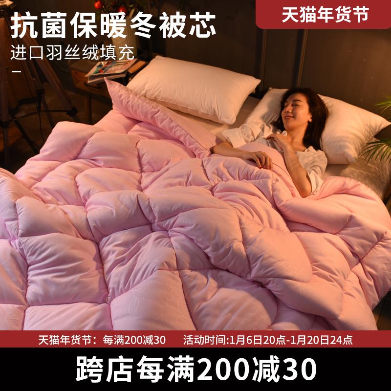 8/10/12斤加厚冬被被芯单双人被子保暖太空被冬季棉羽丝绒丝棉被